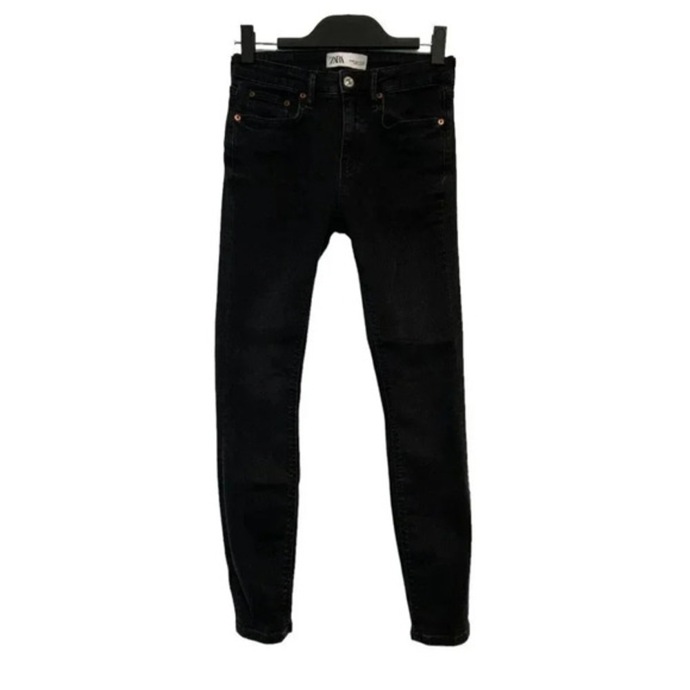 Zara Women's Moon Black Skinny Slim Fit Jeans Size 4